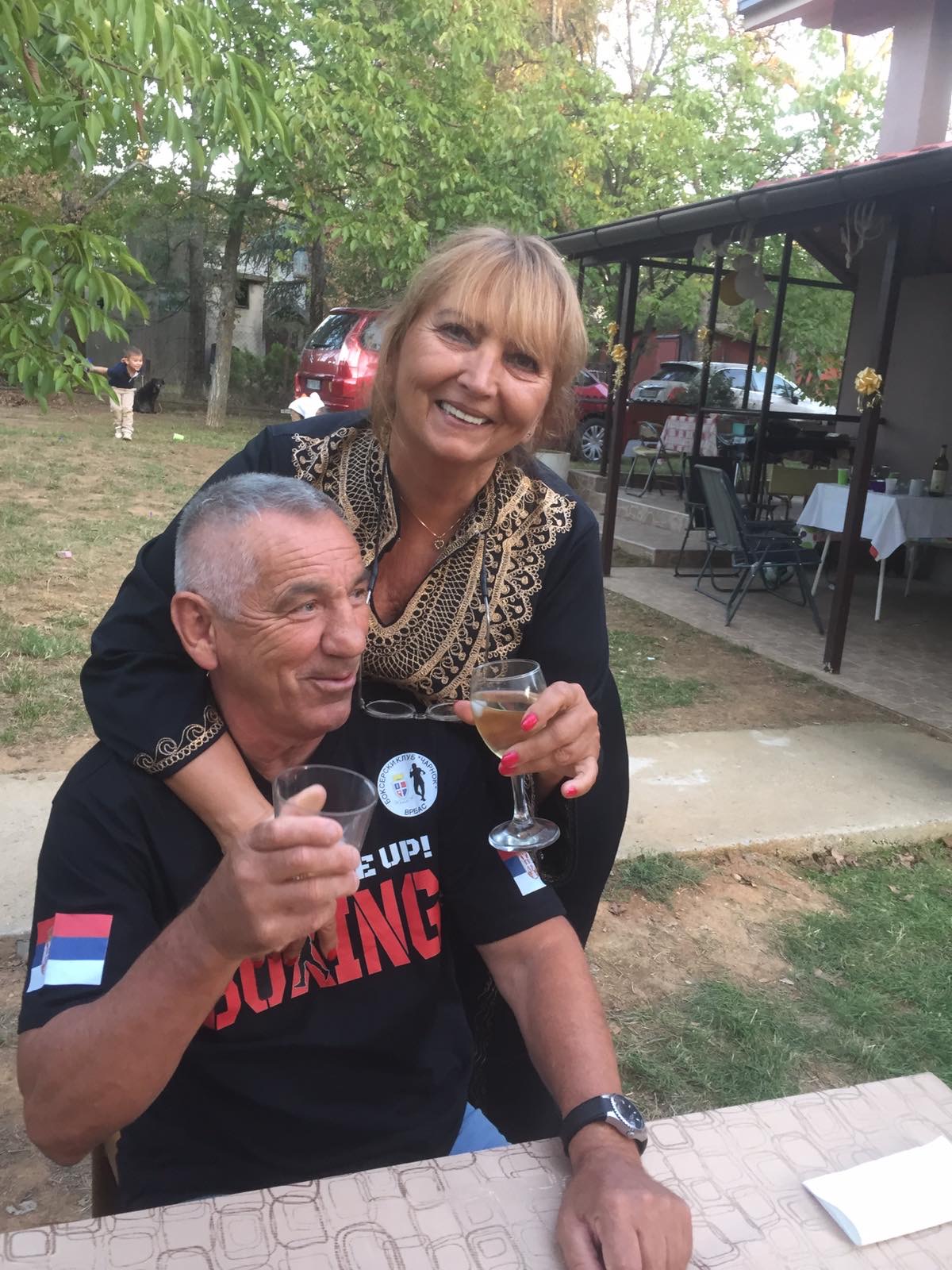 Mirko Puzović sa suprugom Brankom
