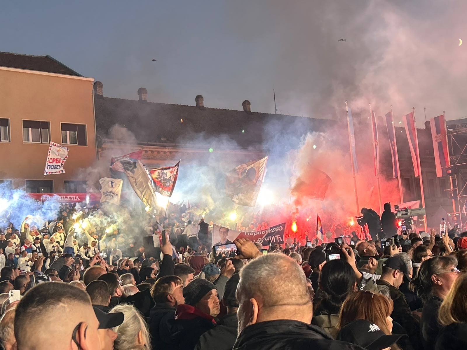 Predizborni skup u Novom Sadu